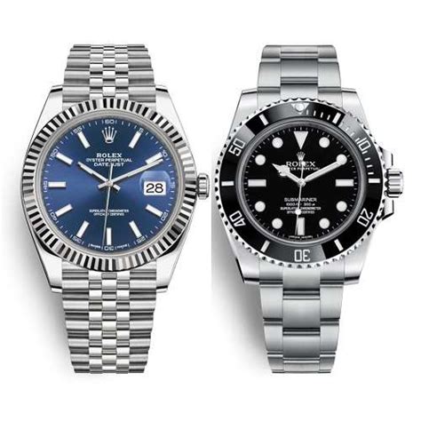 rolex datejust vs rolex submariner|Rolex Datejust rhodium dial review.